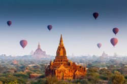 Balloons at Bagan - Places to visit in Myanmar