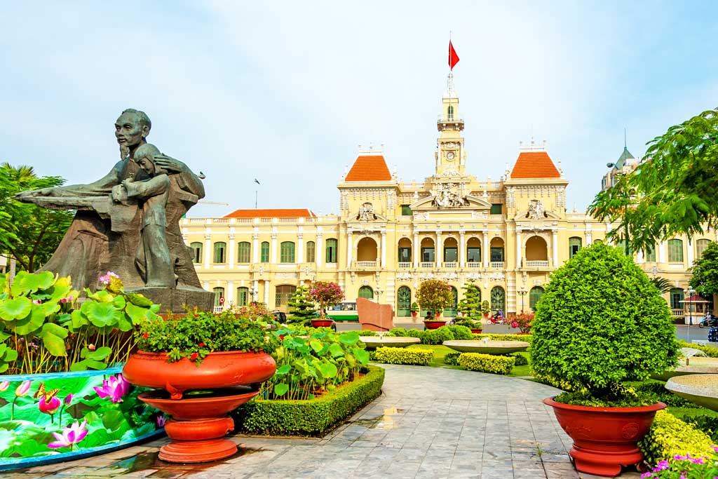 Du vert des de belles demeures Ho Chi Minh