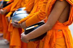 Luang Prabang monks - Laos in-depth tour