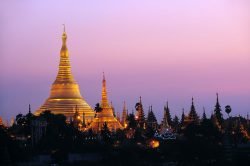 Shwedagon pagoda in twilight - Myanmar tour of splendours