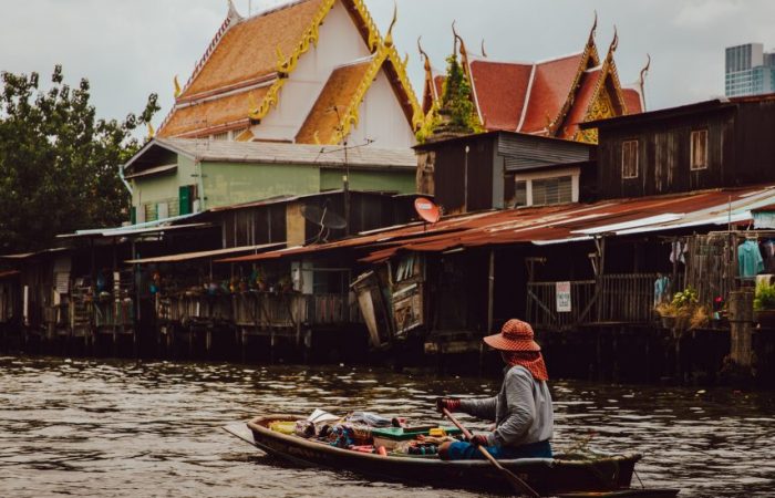 Thailand Floating market