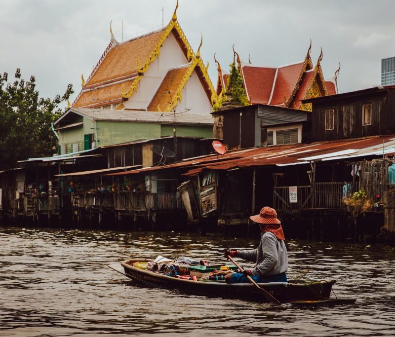 Thailand Floating market