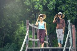 Doi Angkhang girls in Thailand