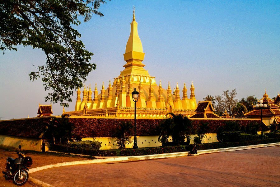 Wat Pha That Luang Golden Pagoda in Vientiane - Places to visit in Laos