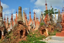 Indein Pagoda in myanmar