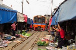Maeklong railway market - Highlights of Thailand tour