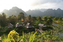 Stop by Phou Sy hill on the drive to Luang Prabang - Laos family adventure with Hanoi Voyages