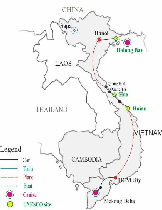 Splendours of Vietnam with Central Highlights 19 days