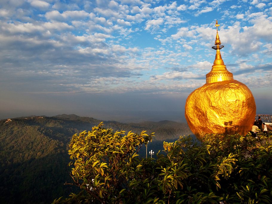 Golden Rock in Kyaikhtiyo - Yangon to Inle Lake journey