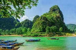 Vietnam with central highlight Phong Nha national park