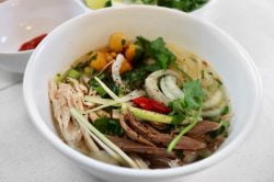 Where to eat in Hanoi? A delicious bowl of Pho Ga in the Old Quarters, of course!