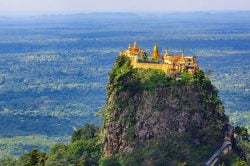 Visit Mount Popa in Bagan - Yangon to Inle Lake journey