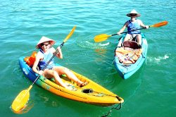 Go kayaking at Halong Bay - Essential Vietnam Tour