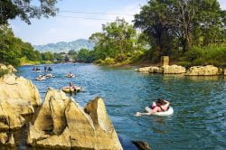 River tubing in Vang Vieng - Laos in-depth tour