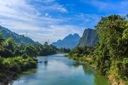 Nam Song River in Vang Vieng - Laos in-depth tour