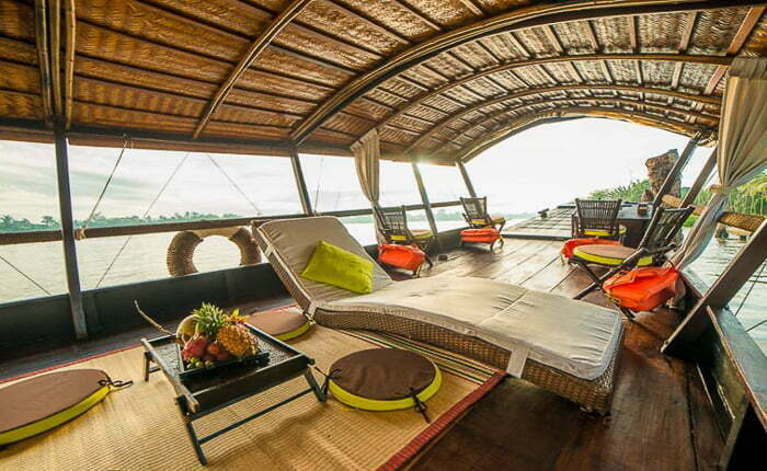 boat cruise mekong river deck
