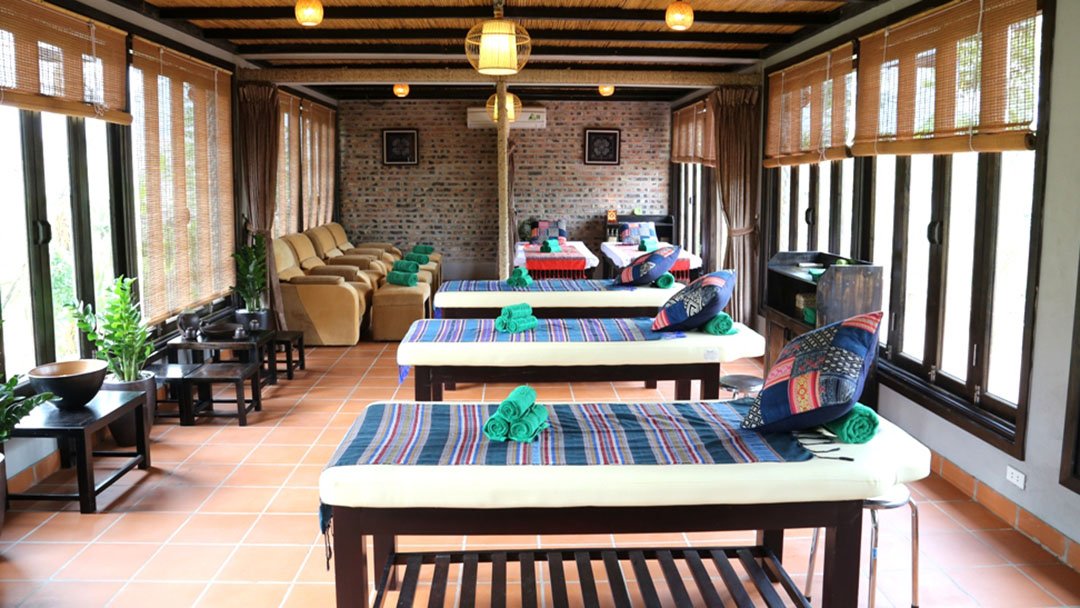 View of the spa in Mai Chau Ecolodge