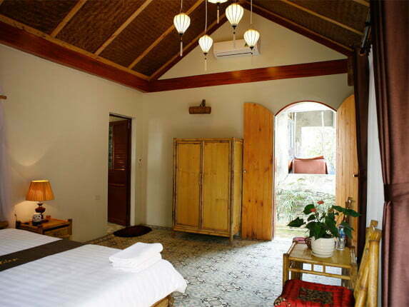 spacious room in Hiep Tam coc homestay
