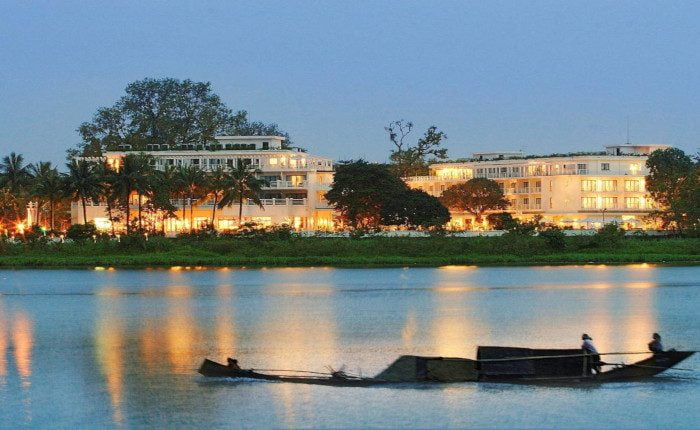 beautiful location from river of La Residence luxury hotel in Hue
