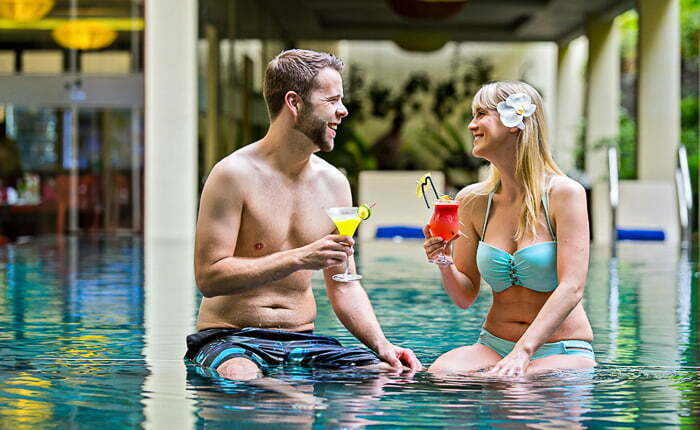silk luxury hotel pool