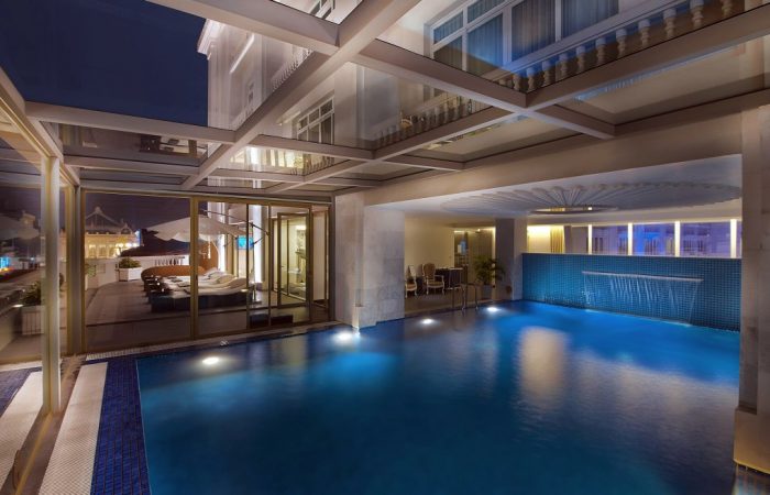 hotel de l opera hanoi indoor pool in Hanoi