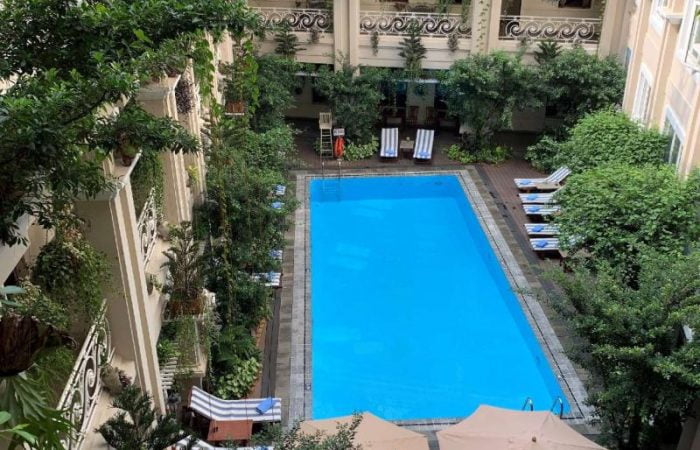 Pool in Grand Hotel Saigon
