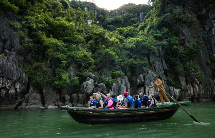 Discover hidden caves on Orchid Cruise in Lan Ha Bay