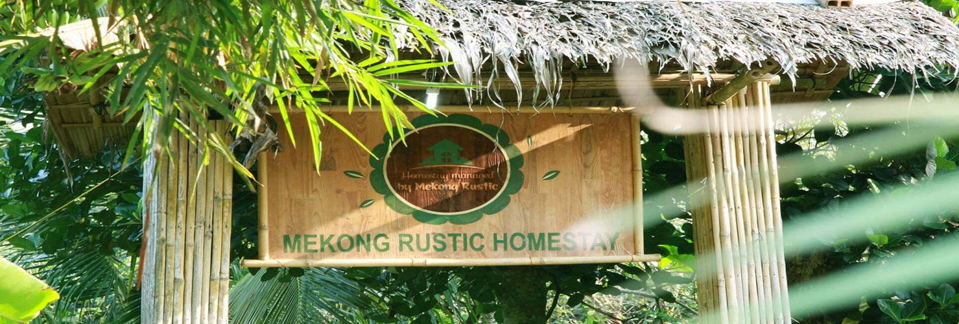 Mekong Rustic Entrance Sign