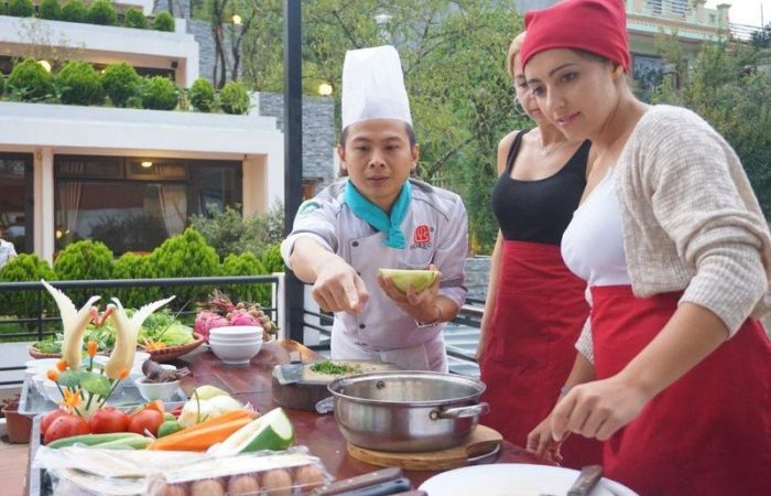 Sapa Village Hotel Cooking Class Guests