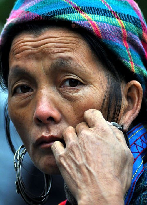 Black Hmong Ethnic Woman
