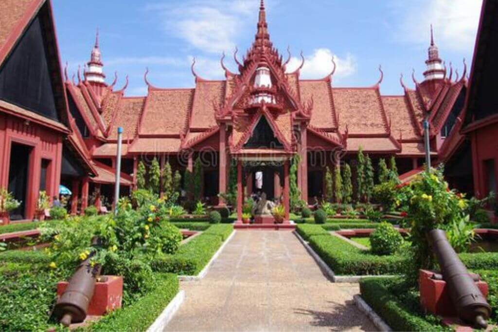 National Museum of Cambodia in Phnom Penh is the country's largest archaeological and cultural history museum