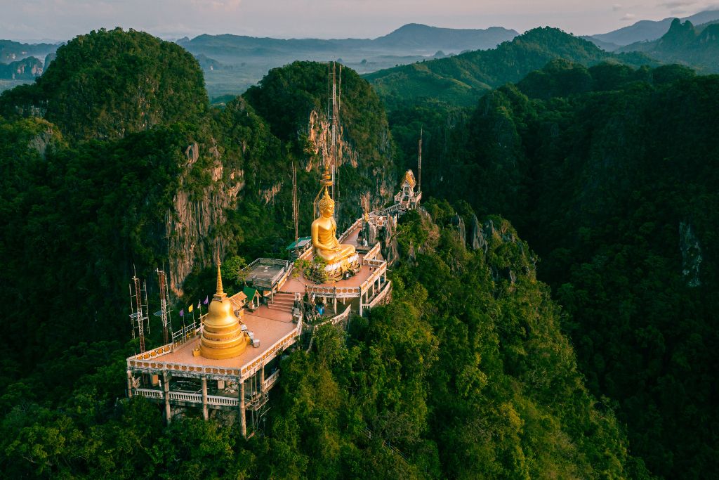 Tiger Cave temple in the mountain