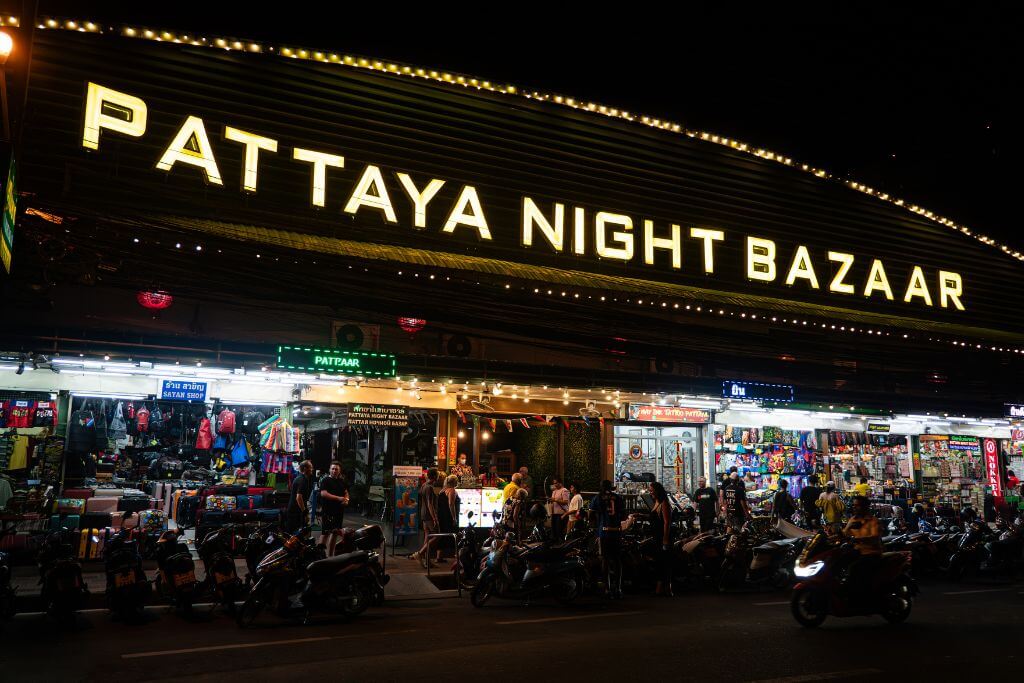 Pattaya Night Bazaar in Pattaya
